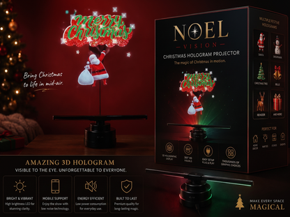 Noel Vision™ 3D Hologram Projector